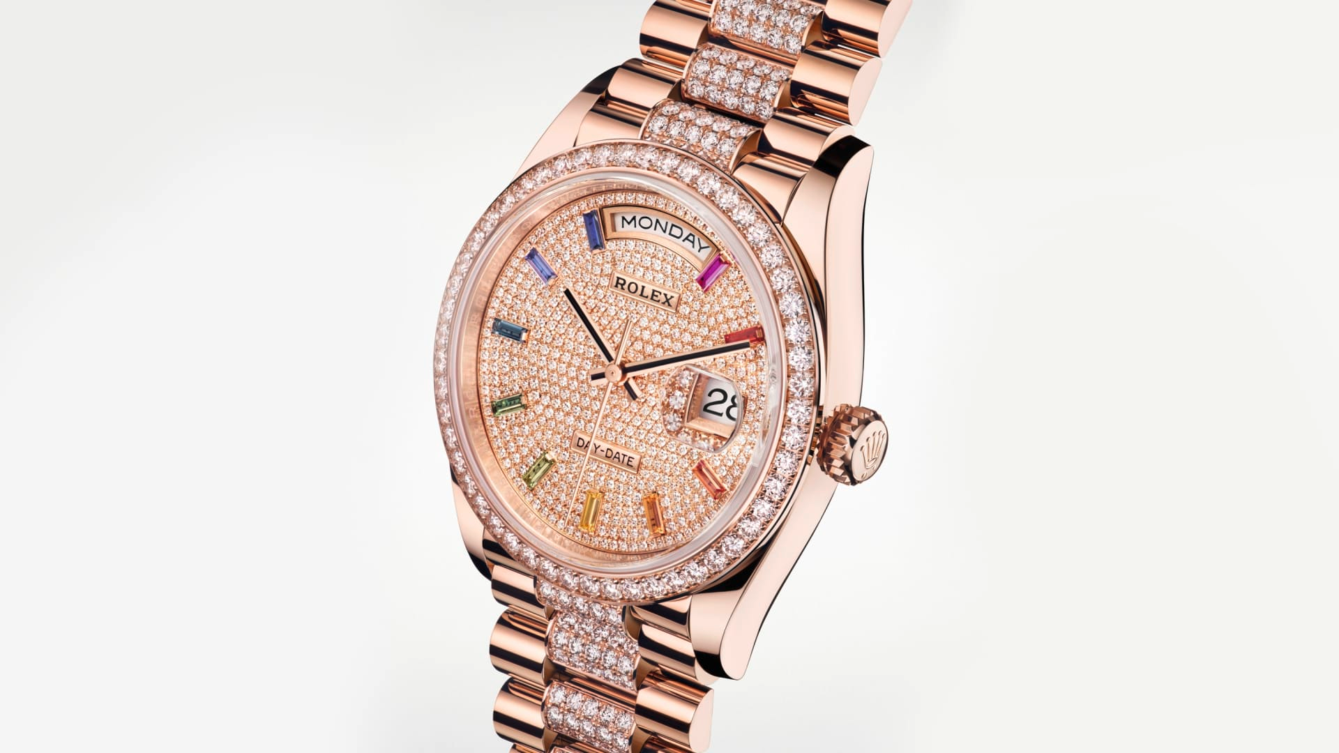 Rolex Diamond Everose Gold